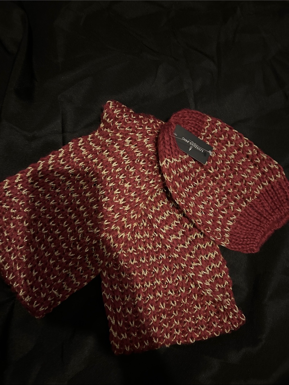 Bonobos Burgundy and Cream Marled Turtleneck Sweater